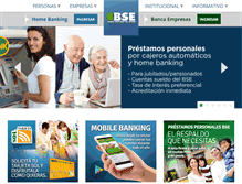 Tablet Screenshot of bse.com.ar